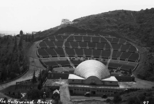 Hollywood Bowl seen from back of shell