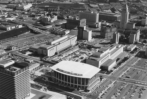 Los Angeles Music Center, aerial view