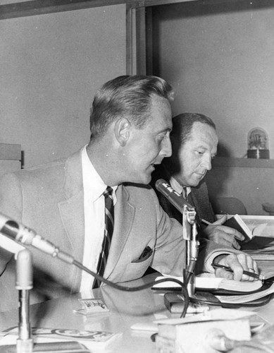 Vin Scully and Allan Roth