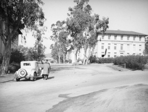 Parking by Fowler Hall at Occidental College