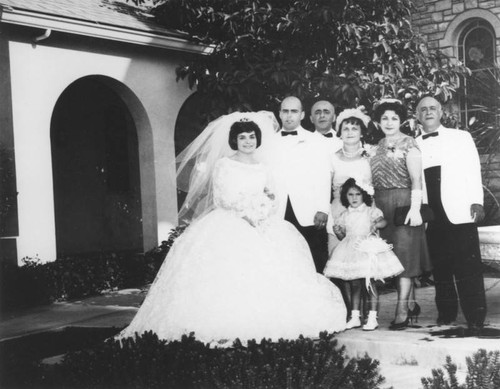 Armenian American wedding party