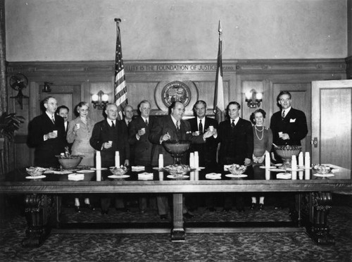 Celebration at City Hall