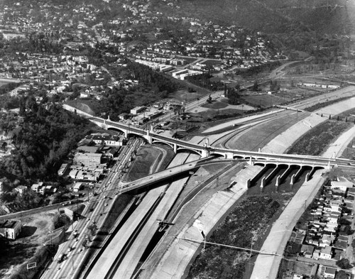 Golden State Freeway, aerial