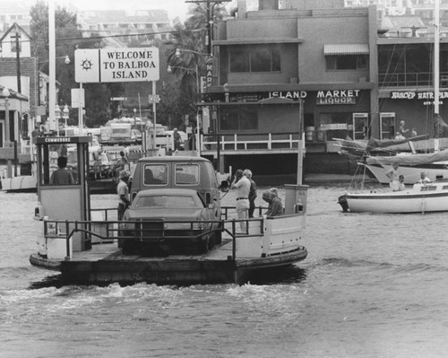 Riding the Balboa Island Ferry