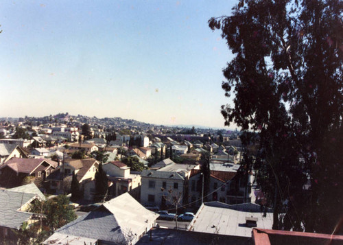 View of a neighborhood, East Los Angeles