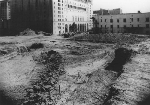 LAPL Central Library construction site, view 24