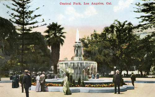 Pershing Square fountain