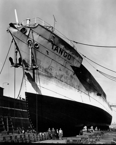 Front view of the S.S. Tango