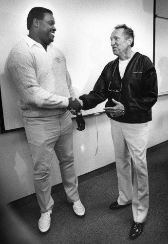 Al Davis and Art Shell