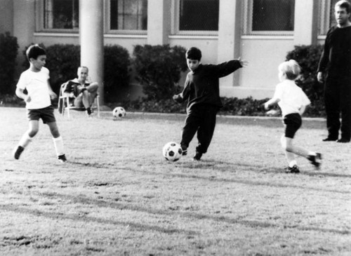 Youth soccer practice