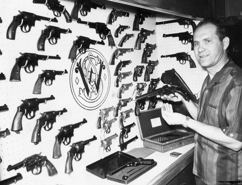 Burbank gun-collector Bob Steele