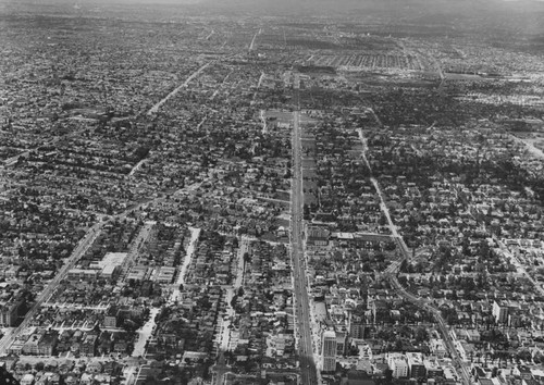 Mid-City and Hancock Park, aerial