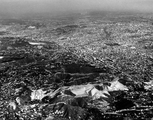 Mount Olympus aerial view