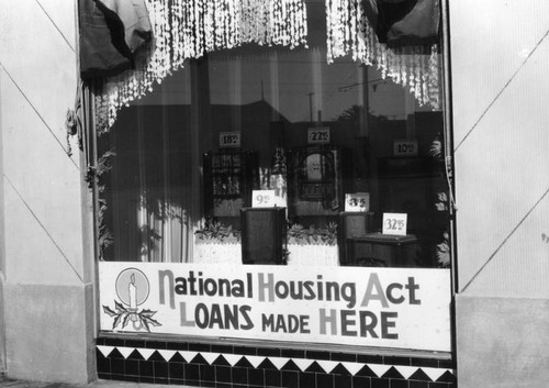 Display window with ice boxes at Jimmie West