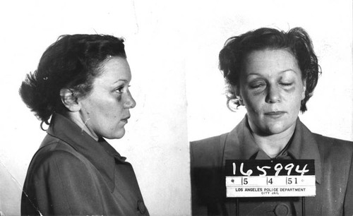 Mug shot of Barbara Graham