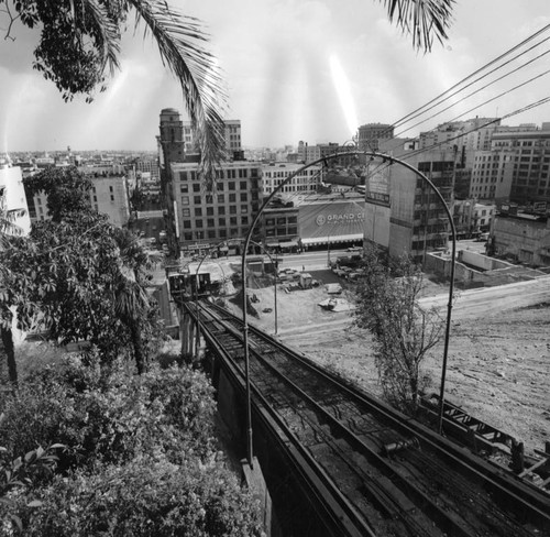 Looking down on Angels Flight