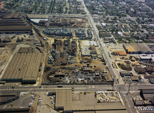 Lipsett Steel, Vernon, looking south