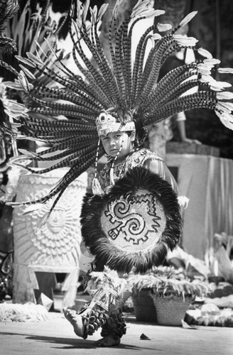 Xipe Totec at Fiesta de las Flores, Olvera Street