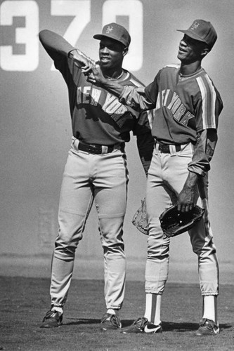 Dwight Gooden and Darryl Strawberry