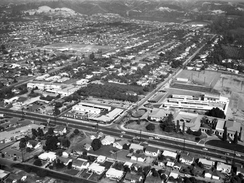 Jim Childs Buick, Whittier, looking north