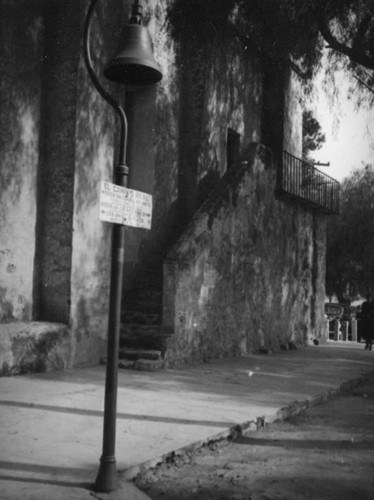 Mission San Gabriel, El Camino Real bell