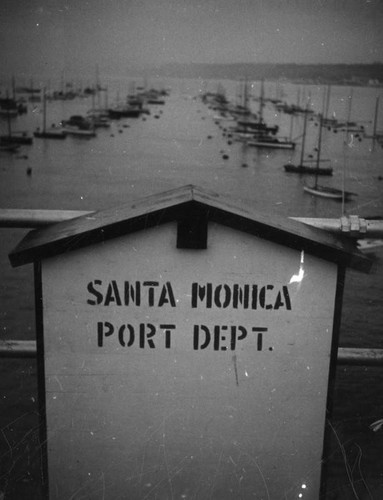 Port sign, Santa Monica