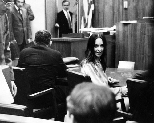 Susan Atkins in Santa Monica court