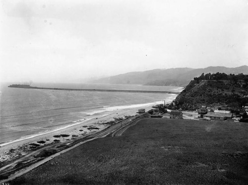 SP wharf for projected Port of Los Angeles