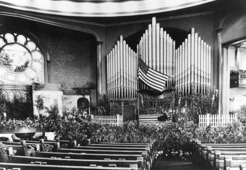 Interior view, First Methodist Church