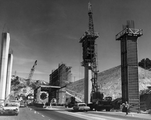 Contruction on Golden State Freeway