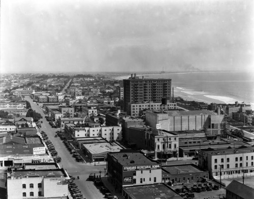 Aerial view of Long Beach