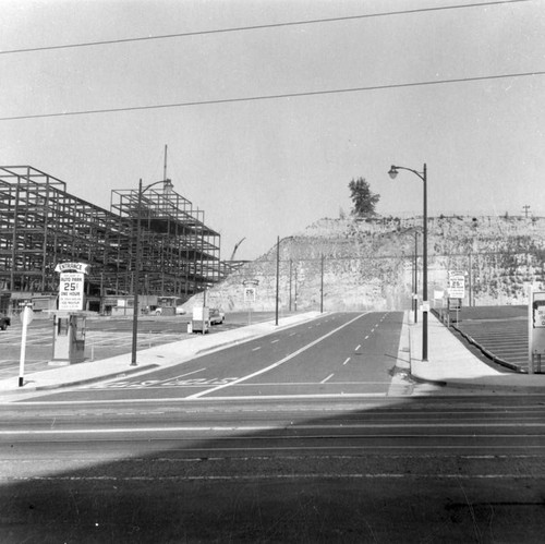 Broadway during redevelopment