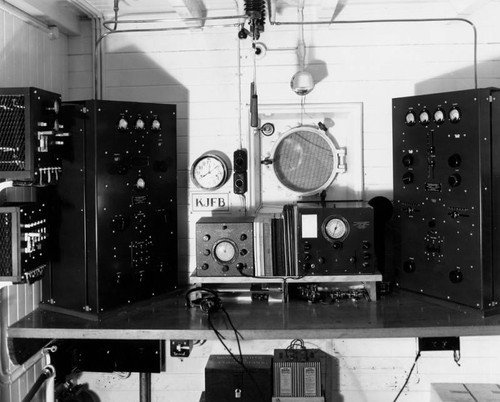 Ship's radio room