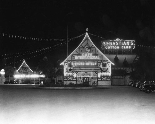 Sebastian's Cotton Club, night view