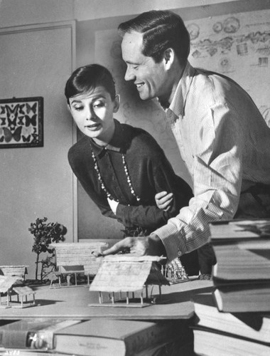 Audrey Hepburn and husband, Mel Ferrer