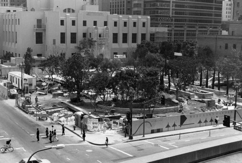 West lawn reconstruction at Central Library