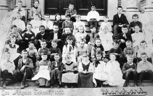 Spring Street School students