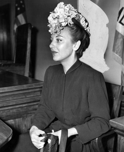 Ann Dvorak in court