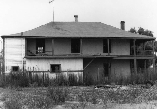 Lugo adobe, rear view