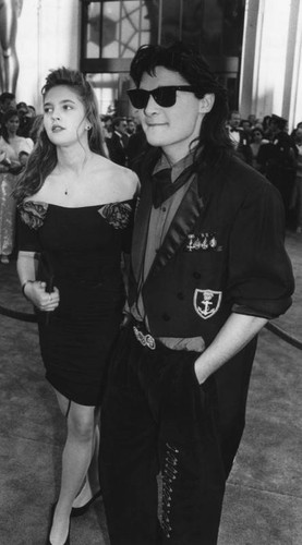 Drew Barrymore and Cory Feldman at Academy Awards