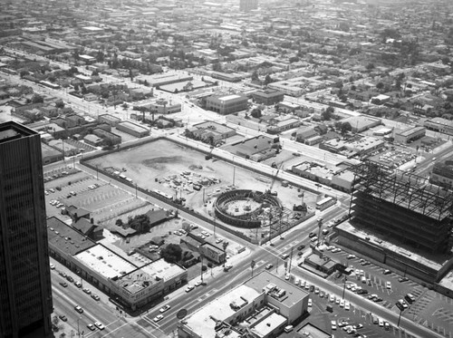 Pacific Cinerama Theatre, Hollywood, looking southwest