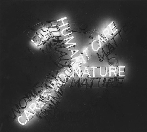 Neon art by Bruce Nauman