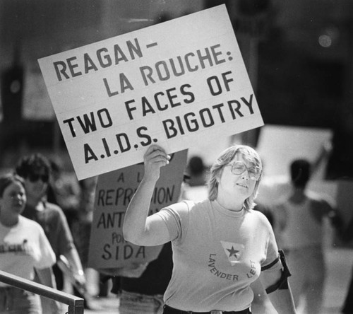 AIDS demonstration at Federal Building