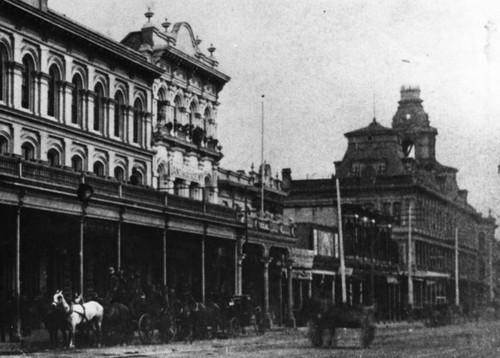 Looking southeast down Main Street