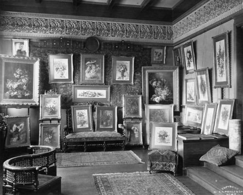 One of Paul de Longpre´'s art galleries