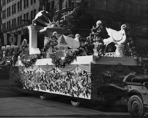 Freedom of Worship' parade float