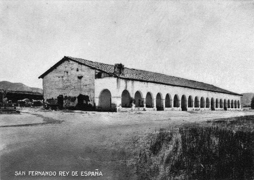 Early view of San Fernando Rey de Espan~a Mission