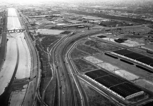 Long Beach (710) Freeway, looking northwest