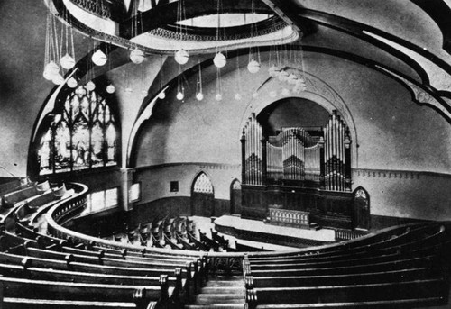 First Congregational Church, interior