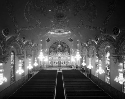 Interior view of St. Sophia Cathedral